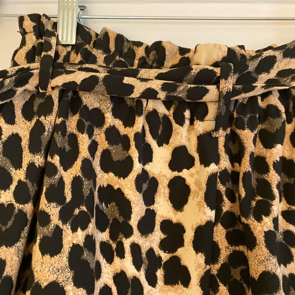 Zara Cheetah High Waisted Shorts - Picture 3 of 9